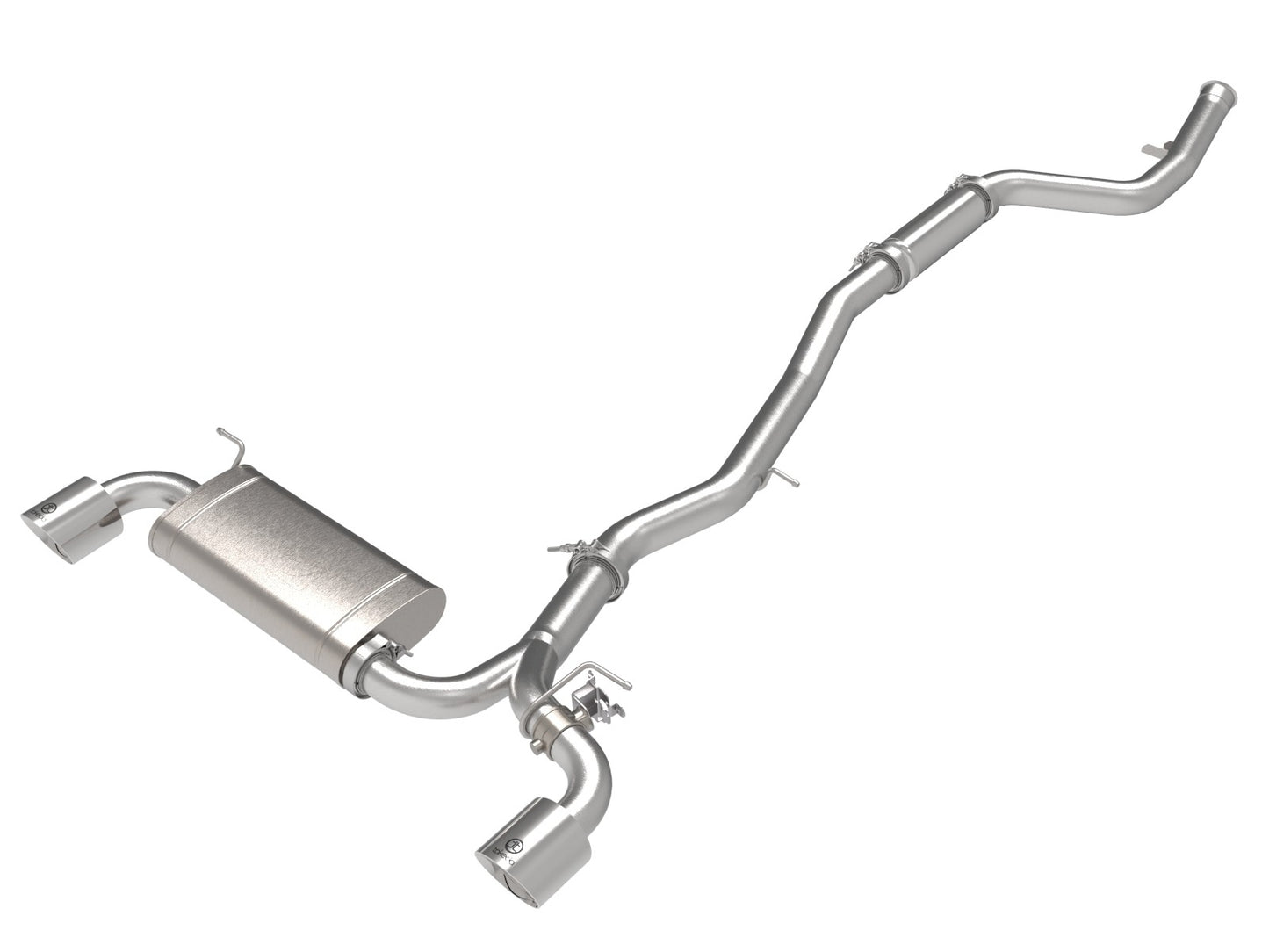 Takeda GR Supra 2.0 2-1/2 IN to 3 IN 304 Stainless Steel Cat-Back Exhaust System