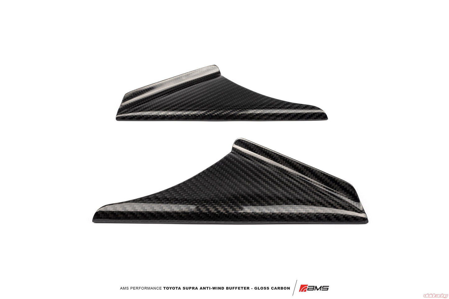 AMS Performance Gloss Black Anti-Wind Buffeting Kit Toyota Supra 2020-2023
