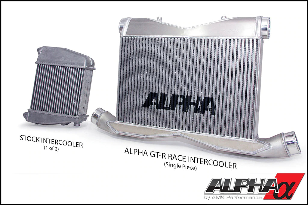 AMS Alpha Performance Nissan R35 GT-R Race Front Mount Intercooler Upgrade