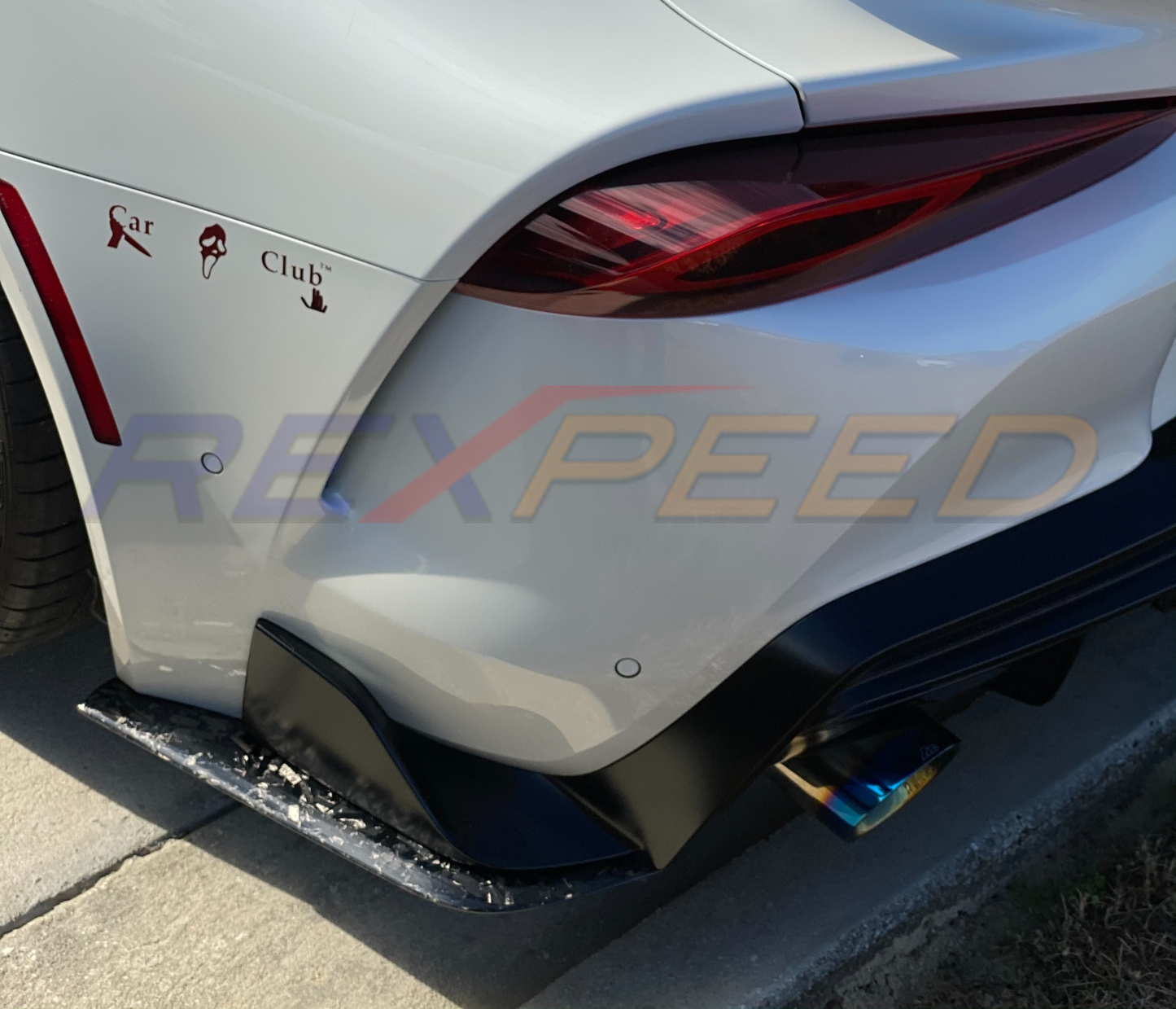 Supra 2020 Rexpeed Lip Kit V2 CF Splitter + CF Side Skirt + CF Rear Bumper Side Spat