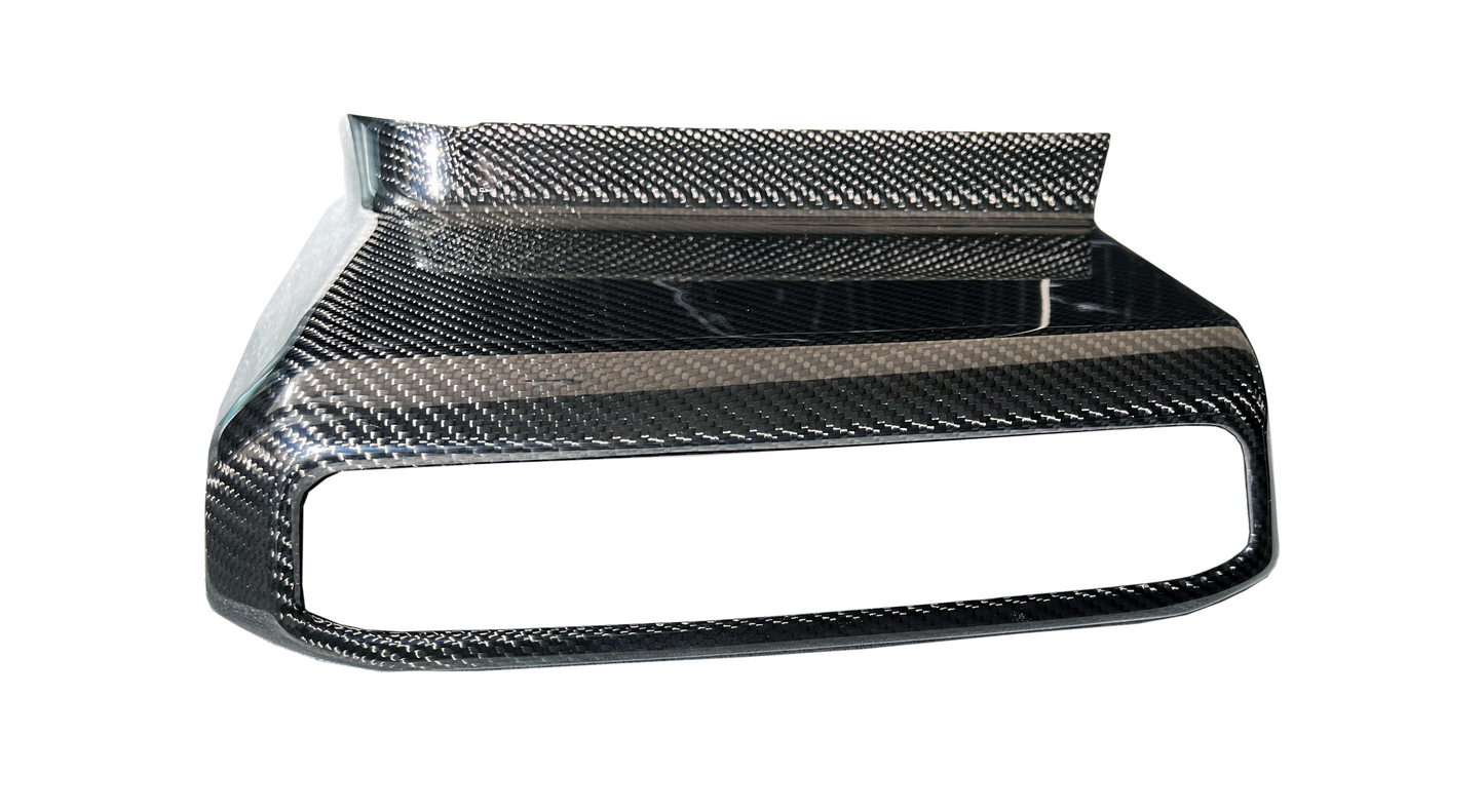 Rexpeed GR Supra Dry Carbon Center Console Covers (2pcs)