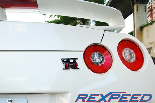 Rexpeed Nissan R35 GTR Black Chrome Logo