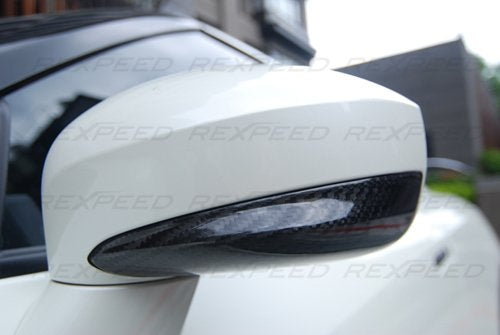 Rexpeed Nissan GTR R35 Dry Carbon Mirror Cover